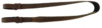 Gewehrriemen Pull-Up Leder Mit Wollfilz 3,5 cm - Akah