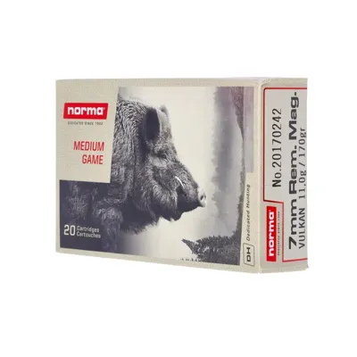 7 mm Rem. MAG. Vulkan 170 gr. - 20 Stk - Norma