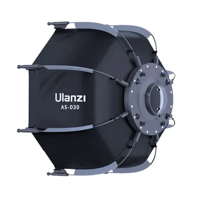 AS D30 Octagonal Softbox with Mini Bowens Mount and Grid 30cm - Ulanzi