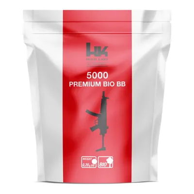 Premium Bio BBs 0,20 g - 5.000 Stk - Heckler & Koch