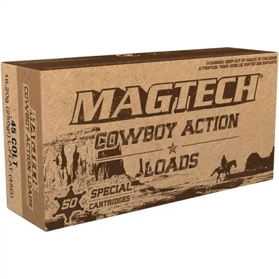 45 Colt LFN 250 gr. Blei-Flachkopf 45D Cowboy Action - 50 Stk - Magtech