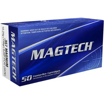 357 MAG SJSP Flat Teilmantel Flachkopf 158 gr. 357E - 50 Stk - Magtech