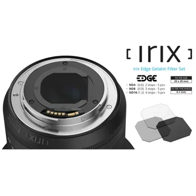 Edge Gel ND Filter Set 29mm x 29mm - Irix