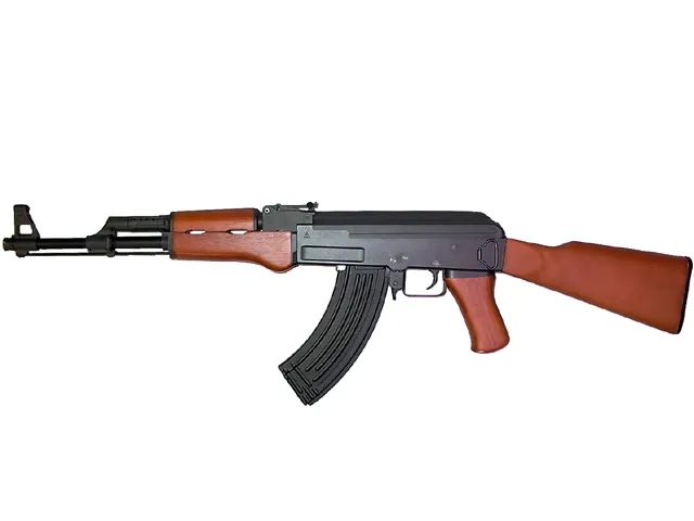 AK-47 Kalashnikov Airsoftwaffe Mit Holz · Negro