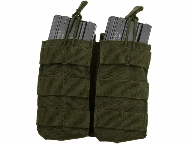 Double Open-Top M4 Pouch · Verde / OD
