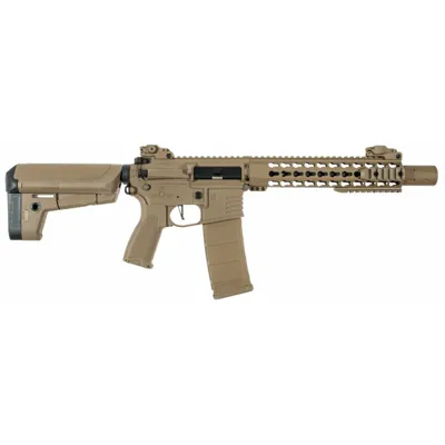 AR15 KeyMod 10 Ιντσών Predator Charlie Μαύρο S-Aeg Τουφέκι Δωρεάν Από 18 Ετών - Delta Armory