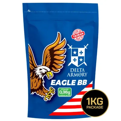 0,36g Bio BBs EAGLE Kaliber – Weiß 2.777 Stück - Delta Armory