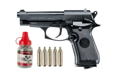 CO2 Pistole Beretta M84 FS 4,5mm Stahl BBs - Set - Umarex