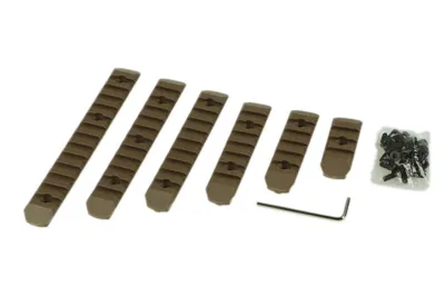 6 Rail Set F&uuml;R M-LOK Und KeyMod - MP