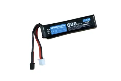 LIPO Akku 7,4V 600 mAh F&uuml;R Pistolen Mit MOSFET - Wilhelm