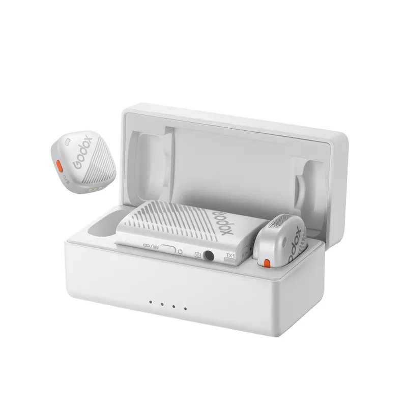 Godox Cube C KIT2 2.4GHZ Wireless Microphone System · Blanco