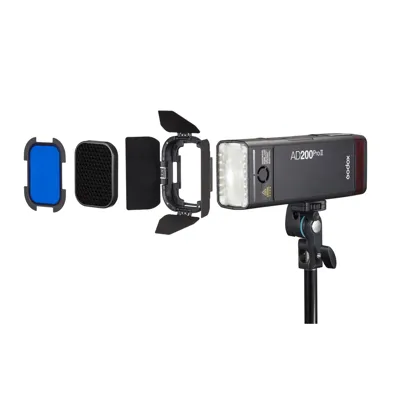 Barndoor Kit for AD200PROII Speedlite Flash Head - Godox