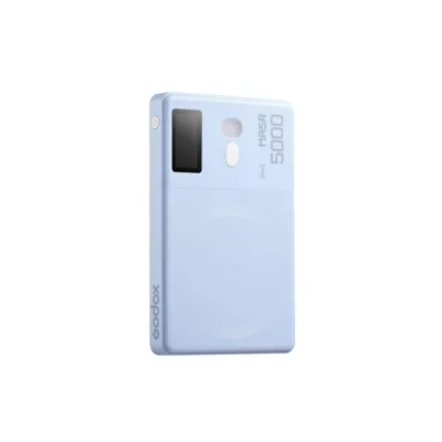 MA5R Mobile Power Bank&RGB LED Light Blauw - Godox