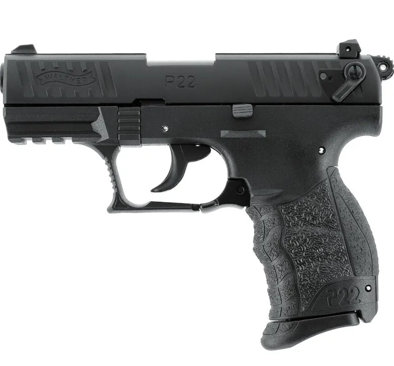 Walther PP22Q,9mm P.a., Blank Firing · Negro