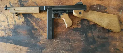 Thompson M1A1, Legends, 4,5mm Steel BB, Semiauto, CO2