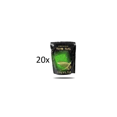 Phylax Bio 0.30g Tracer BBs (1kg) 3333 rds. - 20ER Set -, 508,90 €