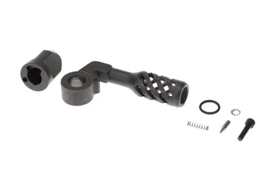 VSR-10 Twisted Hollow Bolt Handle with End Cap for Left Hand - Maple Leaf