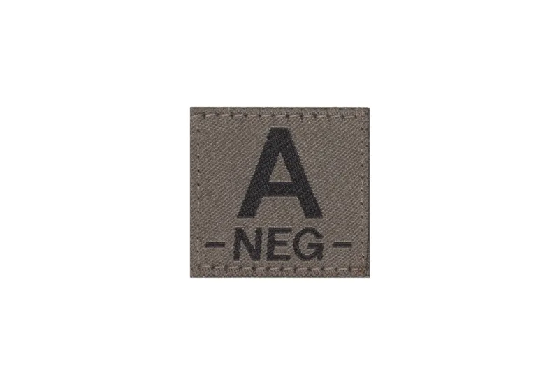 Clawgear A Neg Bloodgroup Patch