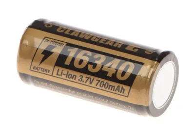 16340 Battery 3.7V 700mAh - Clawgear