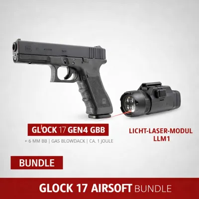 Glock G17 Gen4 Bundle + Licht-Laser-Modul LLM1 - Umarex