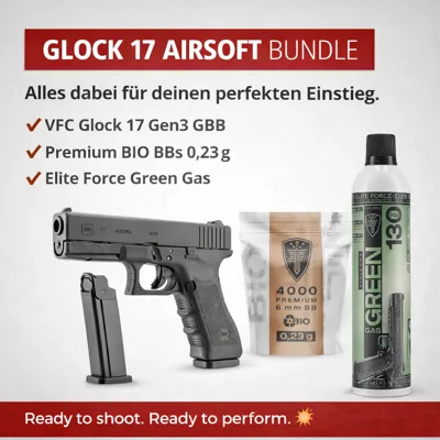Glock G17 Gen3 Starter Set - Inkl. Green Gas &Amp; 4.000 Bio BBs - Umarex