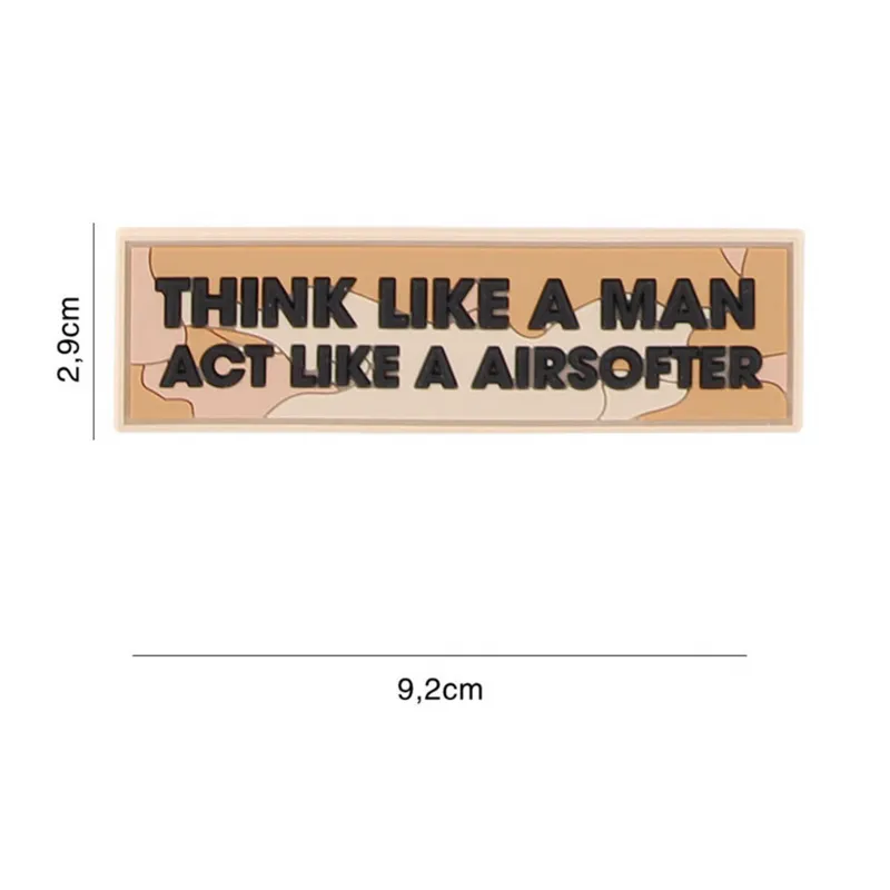 101 Inc Patch - Think Like a Man · Tan / FDE