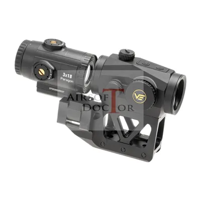 Scrapper 1x29 RDS with Paragon 3x Magnifier and One Piece Mount - Vector Optics