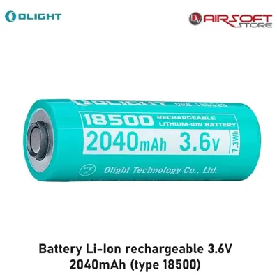 Battery LI-ION Rechargeable 3.6V 2040mAh (Type 18500)