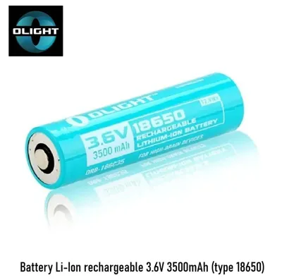 Battery LI-ION Rechargeable 3.6V 3500mAh (Type 18650)