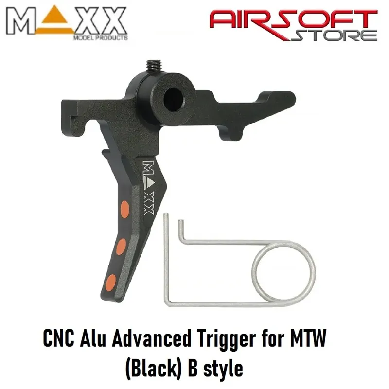 CNC Alu Advanced Trigger for MTW B Style · Negro