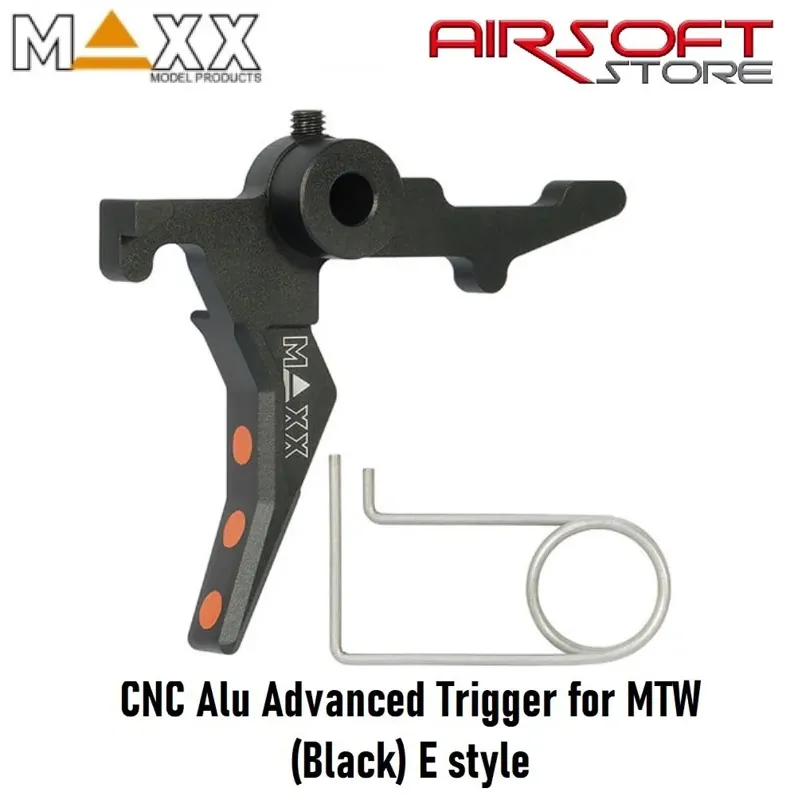 CNC Alu Advanced Trigger for MTW e Style · Negro