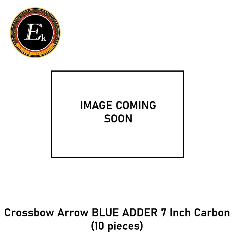 Crossbow Arrow ADDER 7 Inch Carbon (10 Pcs) · Azul