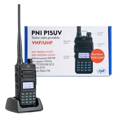 Ricetrasmittente Radio PNI P15UV Vhf/Uhf Dual Band