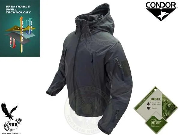 Soft Shell Jaket · Negro