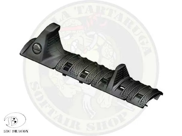 Extreme Coprirail Modulari con Handstop BD · Negro