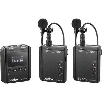 WMICS2 Kit 2 UHF Wireless Microphone System - Godox