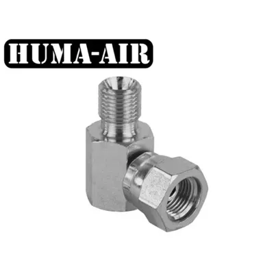 Swivel Adapter Elbow | 1/8" BSP Male to 1/8" BSP Female - Huma-Air