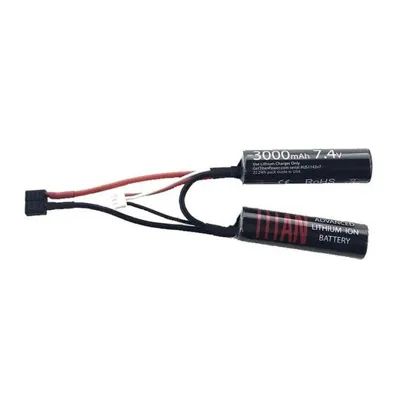 7.4V Lithium Batterij | 3000mAh | Nunchuck T-Plug - Titan Power