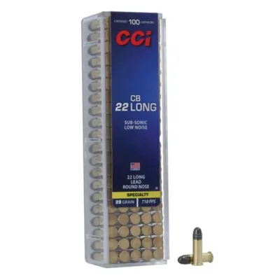 22 Long | LRN | Sub-Sonic Low Noise | 29 Grain | 100ST - CCI
