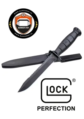 FM 81 12183 Field Knife FM Met Zaag (Zwart) - GLOCK