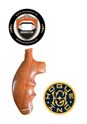 Grip 19220 S&w K Or L Rd. Goncalo Alves Stripe Cap - Hogue