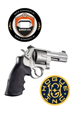 Grip 25002 S&w N Frame Round Butt Conversion Style Rubber Monogrip - Hogue