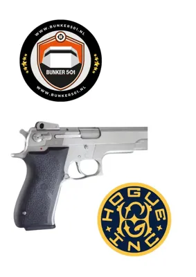 Grip 06010 S&w Full Size RUBBER.45 en 10mm - Hogue