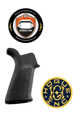 Grip 15030 AR-15/M-16 Rubber Grip Beavertail with No Finger Grooves - Hornady