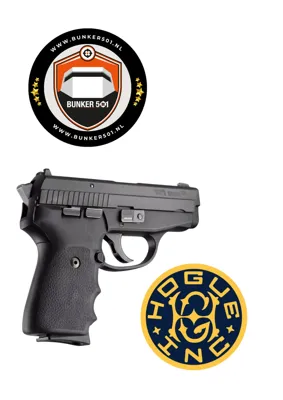Grip 31000 Sig Sauer P239 Rubber Grip with Finger Grooves - Hogue