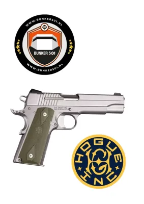 Grip 45013 Authentic 1911 Grip Rubber Double Diamond - Hogue