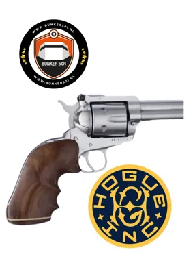 Grip 83320 Ruger Blackhawk, Vaquero en Single Six Pau Ferro W/Finger Grooves and Butt Cap - Hogue