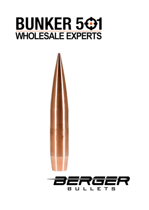 BERGER BULLETS 375 Caliber 407 Grain ELR Match Solid (50 Stk.)