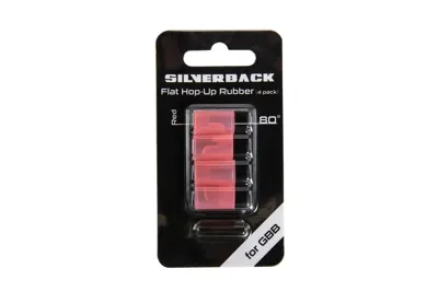 Set of 4 Hop-Up 80° Elastics Type (Silicone Version) - Silverback