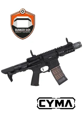 X EMG Raider PDW Cgs CQB 4" Zwart - Cyma